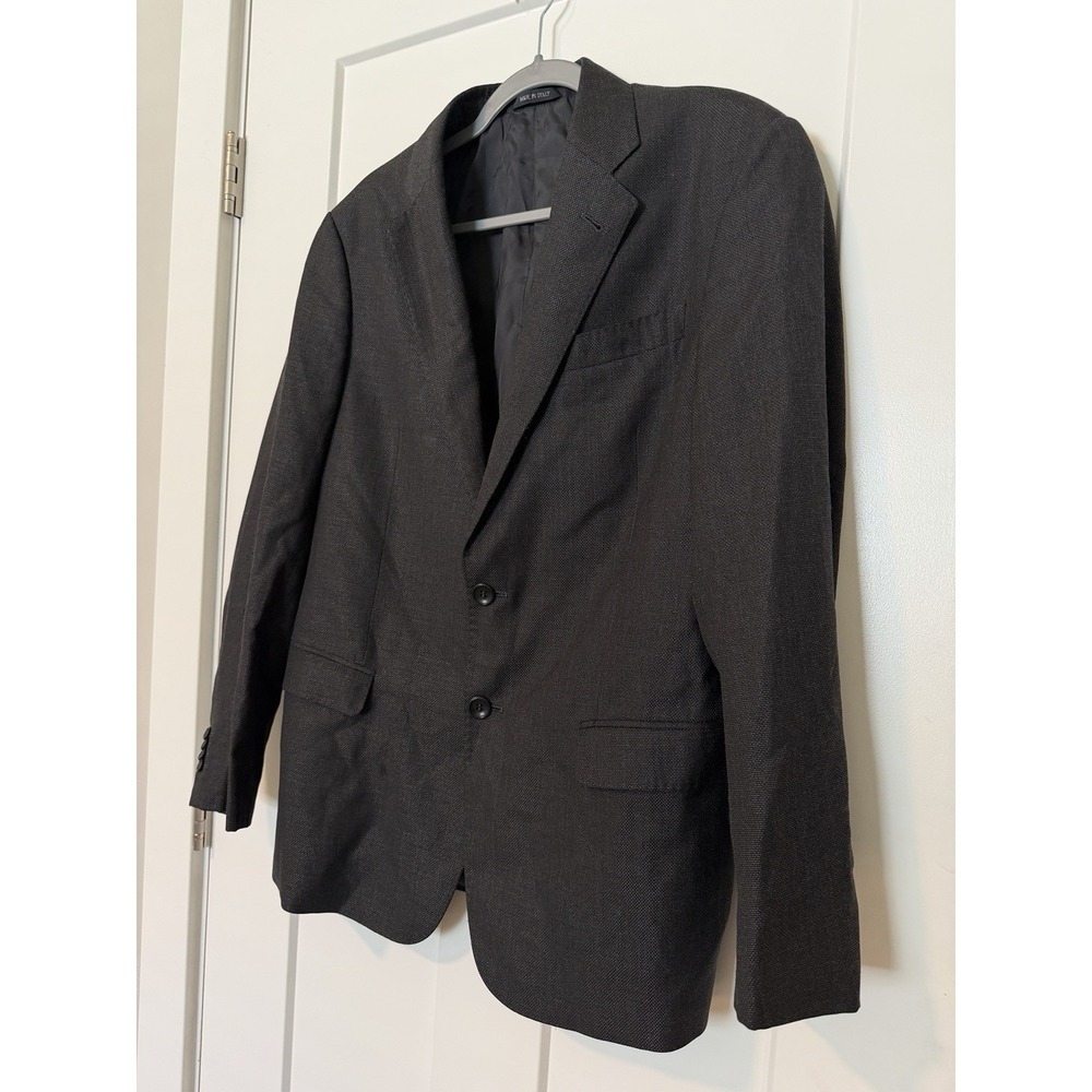 Giorgio Armani Men's Grey Wool & Silk Two Piece Suit SOFT LINE Size 50R Gray - Picture 5 of 16